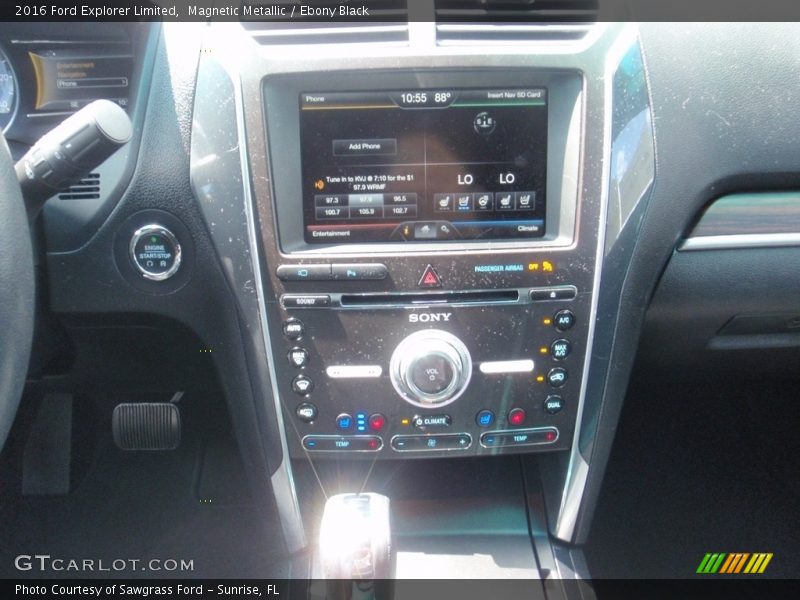 Magnetic Metallic / Ebony Black 2016 Ford Explorer Limited
