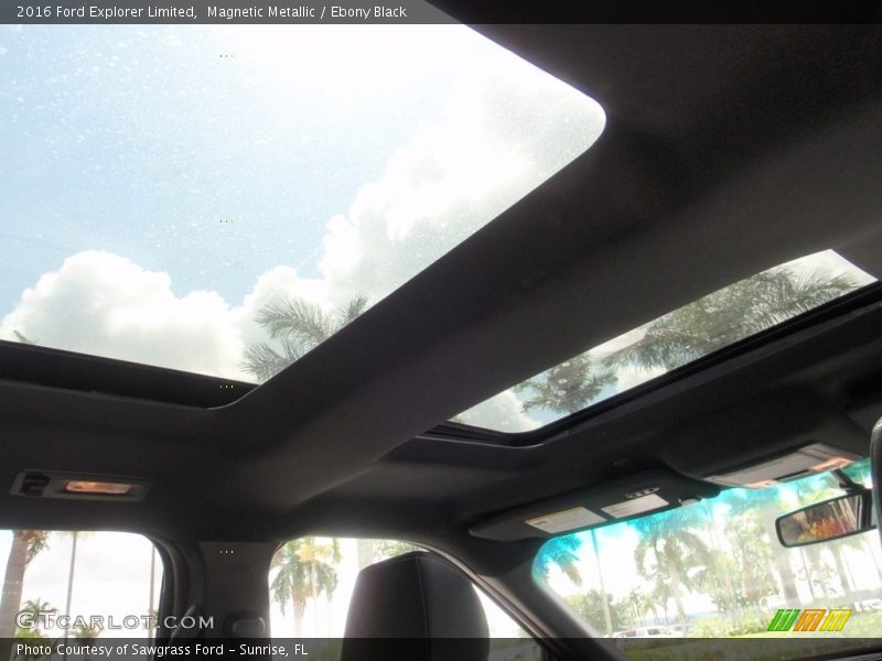 Magnetic Metallic / Ebony Black 2016 Ford Explorer Limited