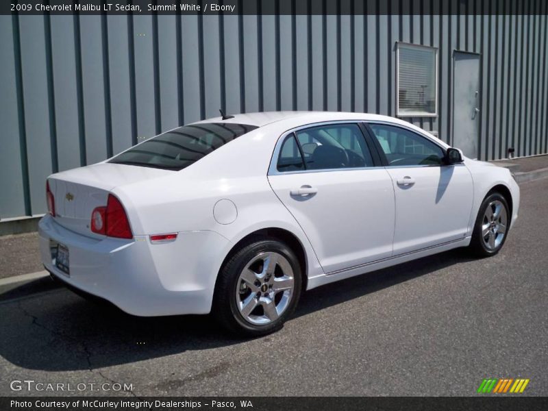 Summit White / Ebony 2009 Chevrolet Malibu LT Sedan