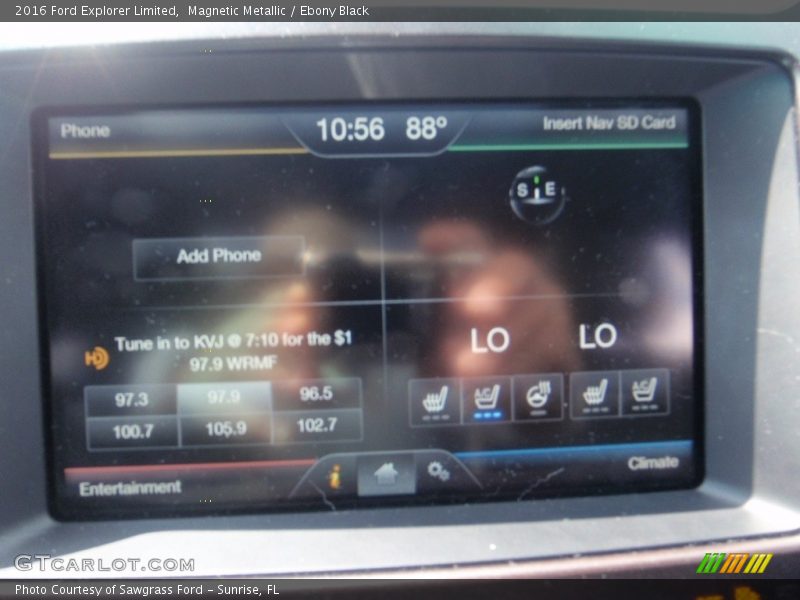 Magnetic Metallic / Ebony Black 2016 Ford Explorer Limited