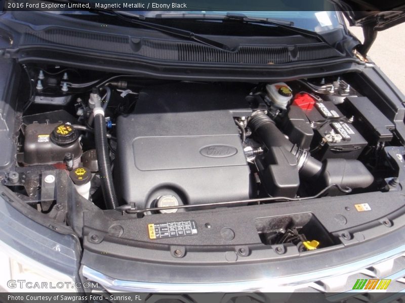 Magnetic Metallic / Ebony Black 2016 Ford Explorer Limited