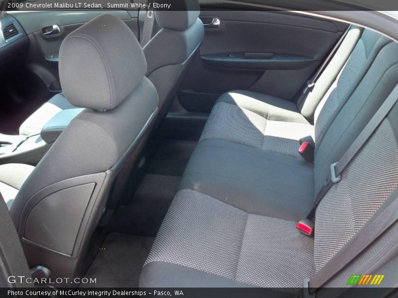 Summit White / Ebony 2009 Chevrolet Malibu LT Sedan
