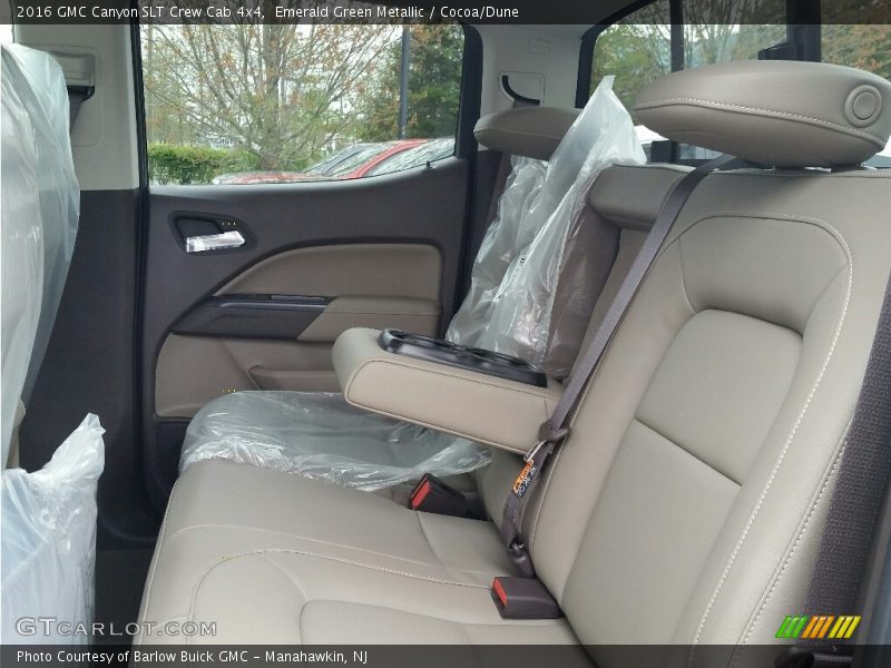 Rear Seat of 2016 Canyon SLT Crew Cab 4x4
