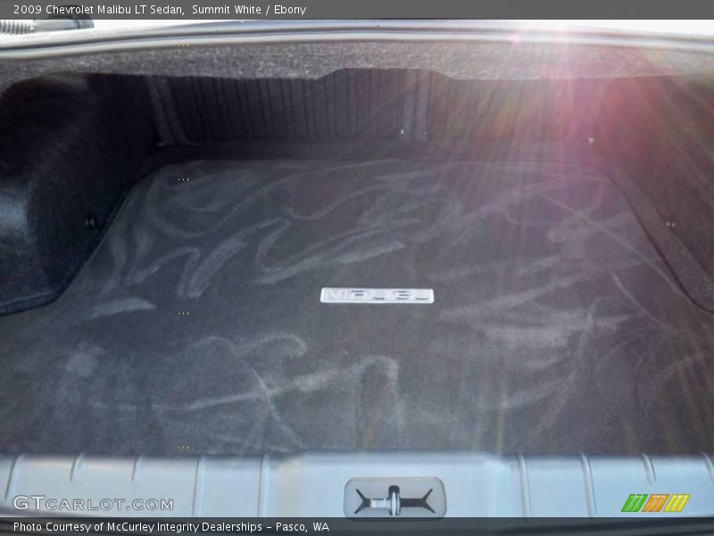 Summit White / Ebony 2009 Chevrolet Malibu LT Sedan