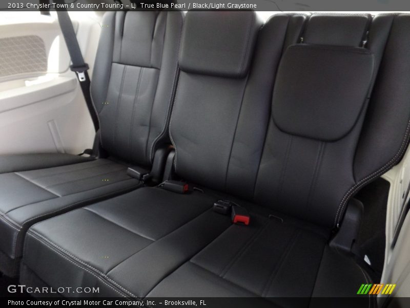 True Blue Pearl / Black/Light Graystone 2013 Chrysler Town & Country Touring - L
