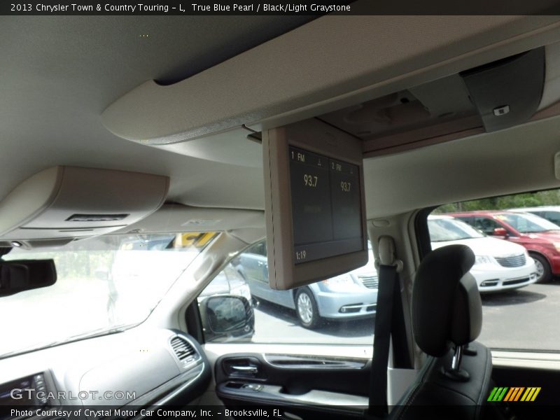 True Blue Pearl / Black/Light Graystone 2013 Chrysler Town & Country Touring - L