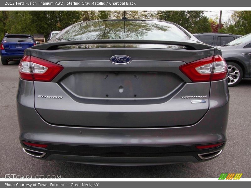 Sterling Gray Metallic / Charcoal Black 2013 Ford Fusion Titanium AWD