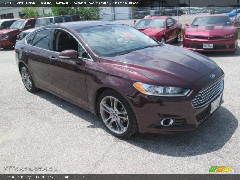 Bordeaux Reserve Red Metallic / Charcoal Black 2013 Ford Fusion Titanium