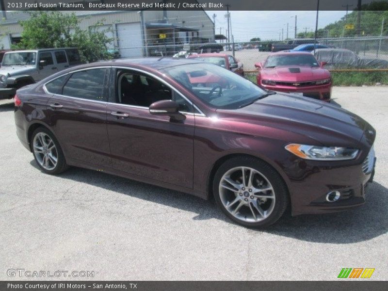 Bordeaux Reserve Red Metallic / Charcoal Black 2013 Ford Fusion Titanium