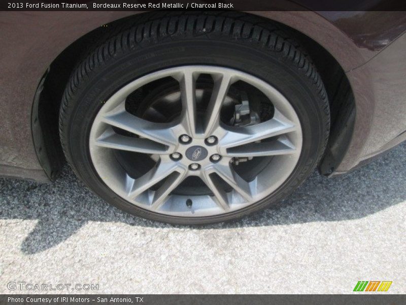 Bordeaux Reserve Red Metallic / Charcoal Black 2013 Ford Fusion Titanium