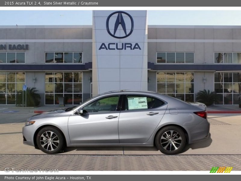 Slate Silver Metallic / Graystone 2015 Acura TLX 2.4