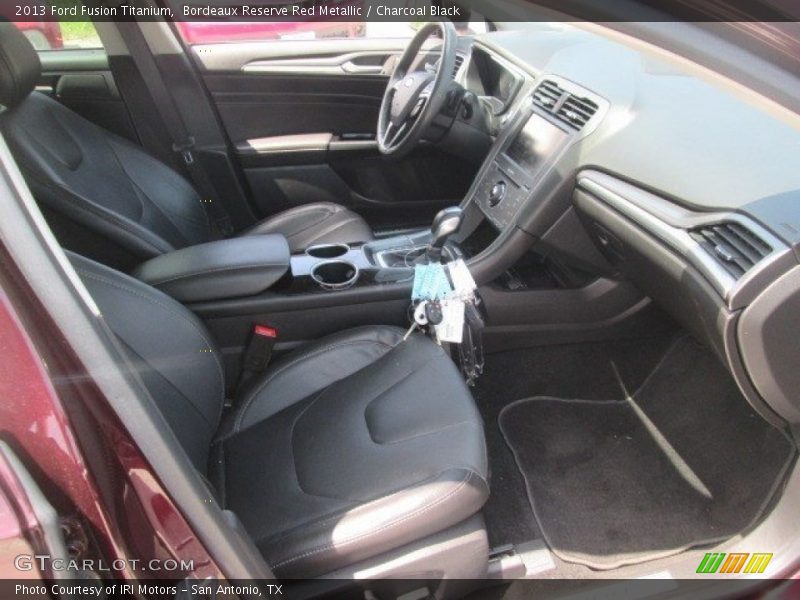 Bordeaux Reserve Red Metallic / Charcoal Black 2013 Ford Fusion Titanium