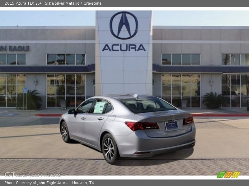 Slate Silver Metallic / Graystone 2015 Acura TLX 2.4