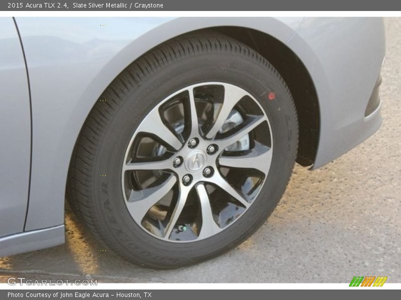 Slate Silver Metallic / Graystone 2015 Acura TLX 2.4