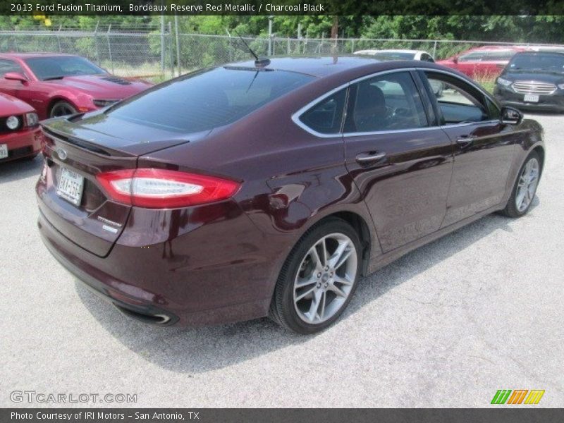 Bordeaux Reserve Red Metallic / Charcoal Black 2013 Ford Fusion Titanium