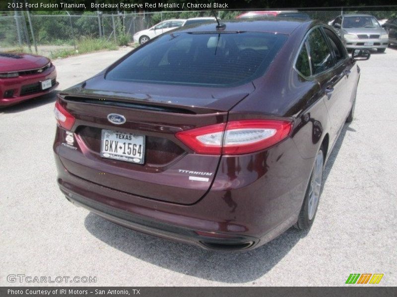 Bordeaux Reserve Red Metallic / Charcoal Black 2013 Ford Fusion Titanium
