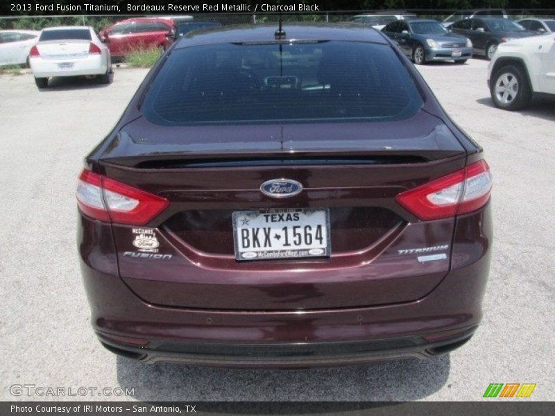 Bordeaux Reserve Red Metallic / Charcoal Black 2013 Ford Fusion Titanium