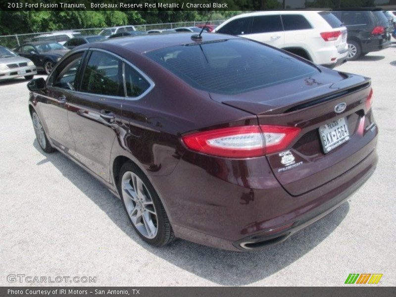 Bordeaux Reserve Red Metallic / Charcoal Black 2013 Ford Fusion Titanium