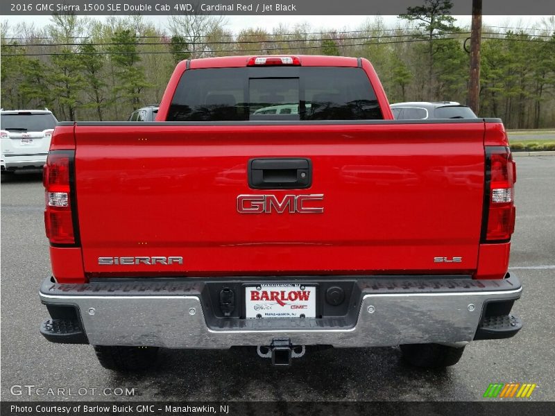 Cardinal Red / Jet Black 2016 GMC Sierra 1500 SLE Double Cab 4WD