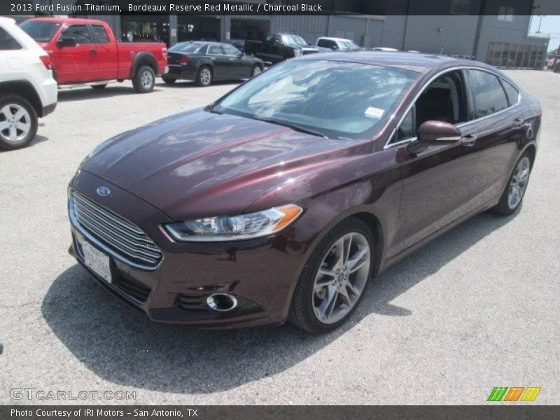 Bordeaux Reserve Red Metallic / Charcoal Black 2013 Ford Fusion Titanium