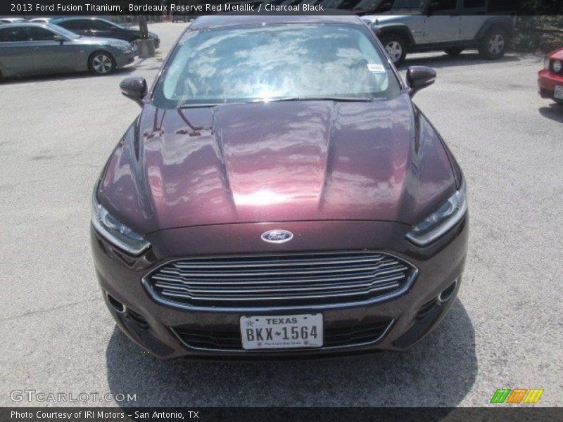 Bordeaux Reserve Red Metallic / Charcoal Black 2013 Ford Fusion Titanium