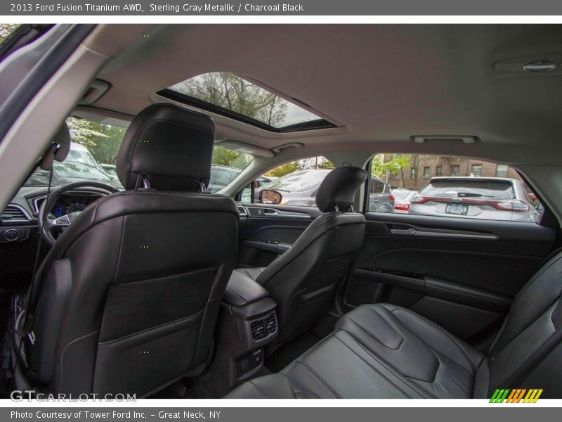 Sterling Gray Metallic / Charcoal Black 2013 Ford Fusion Titanium AWD