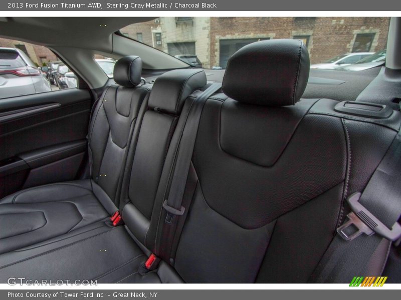 Sterling Gray Metallic / Charcoal Black 2013 Ford Fusion Titanium AWD