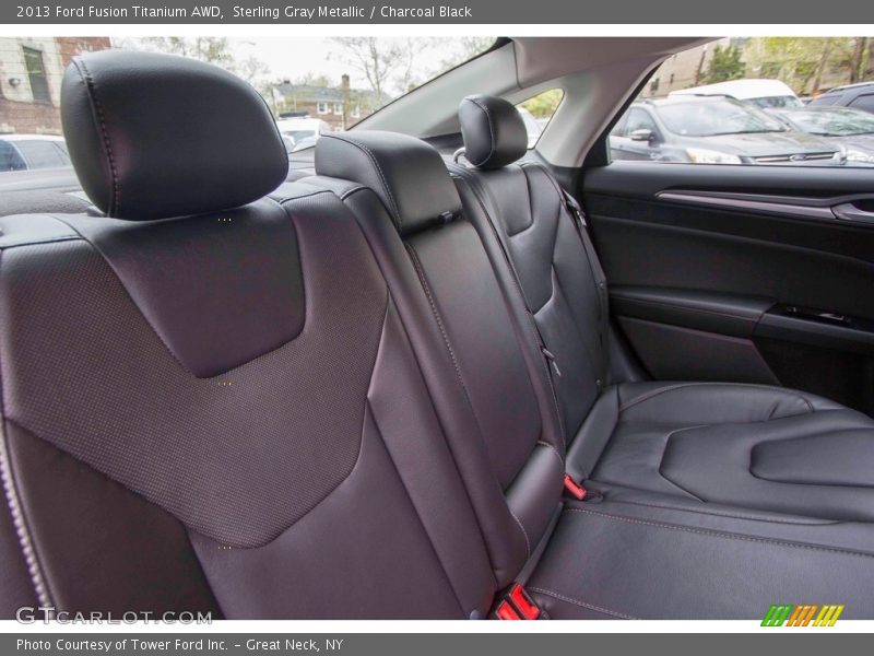 Sterling Gray Metallic / Charcoal Black 2013 Ford Fusion Titanium AWD
