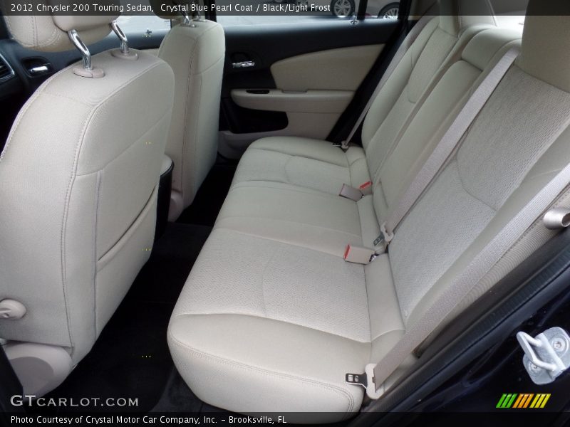 Crystal Blue Pearl Coat / Black/Light Frost 2012 Chrysler 200 Touring Sedan