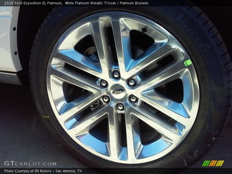 White Platinum Metallic Tricoat / Platinum Brunello 2016 Ford Expedition EL Platinum