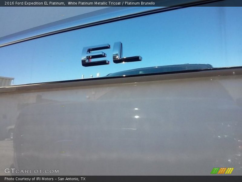 White Platinum Metallic Tricoat / Platinum Brunello 2016 Ford Expedition EL Platinum