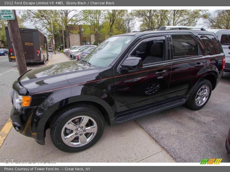 Ebony Black / Charcoal Black 2012 Ford Escape Limited V6 4WD