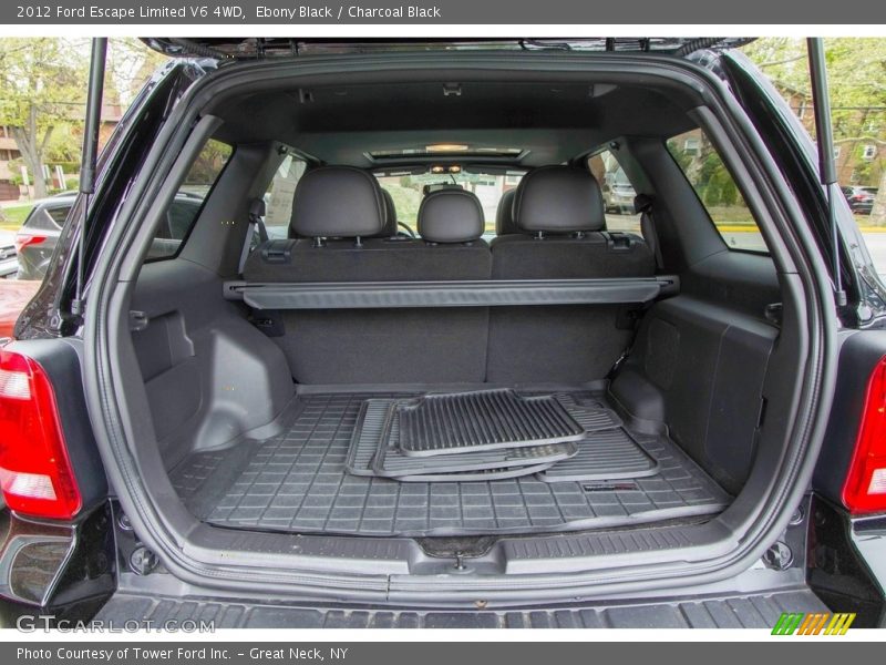 Ebony Black / Charcoal Black 2012 Ford Escape Limited V6 4WD