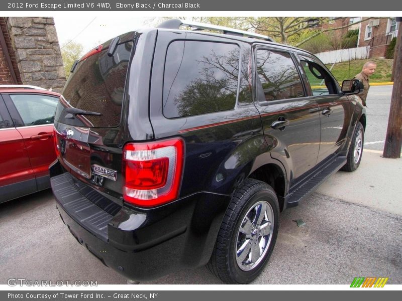 Ebony Black / Charcoal Black 2012 Ford Escape Limited V6 4WD