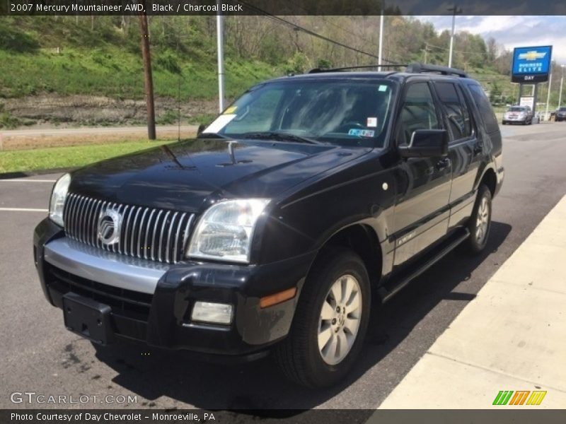 Black / Charcoal Black 2007 Mercury Mountaineer AWD