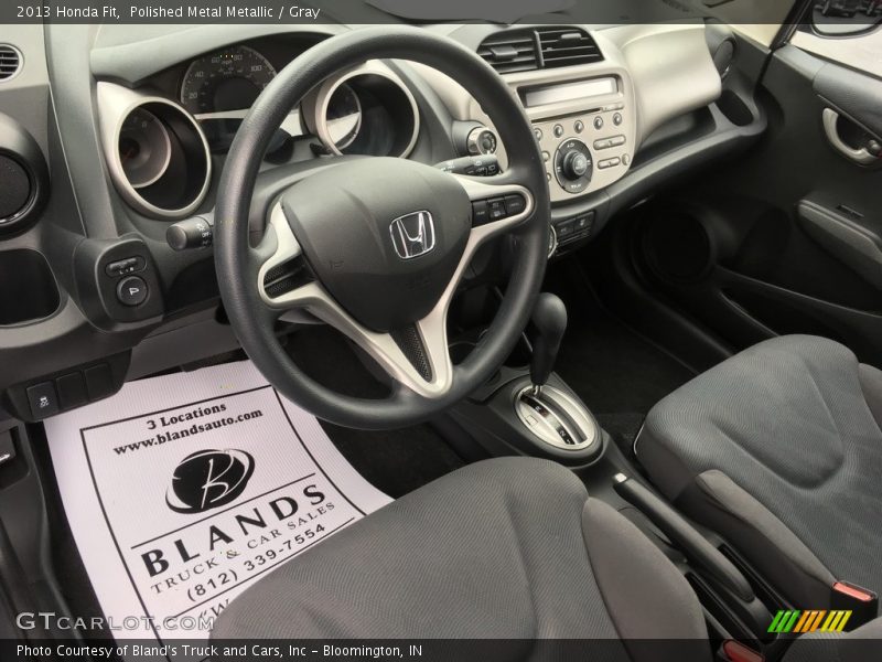 Polished Metal Metallic / Gray 2013 Honda Fit