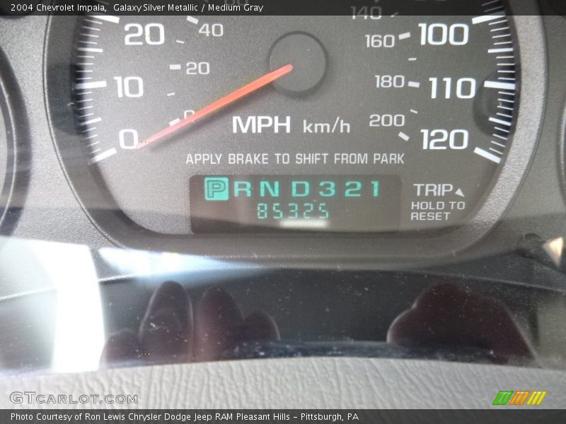 Galaxy Silver Metallic / Medium Gray 2004 Chevrolet Impala