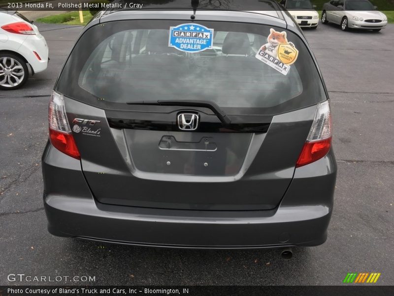 Polished Metal Metallic / Gray 2013 Honda Fit