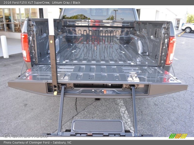 Lithium Gray / Black 2016 Ford F150 XLT SuperCrew