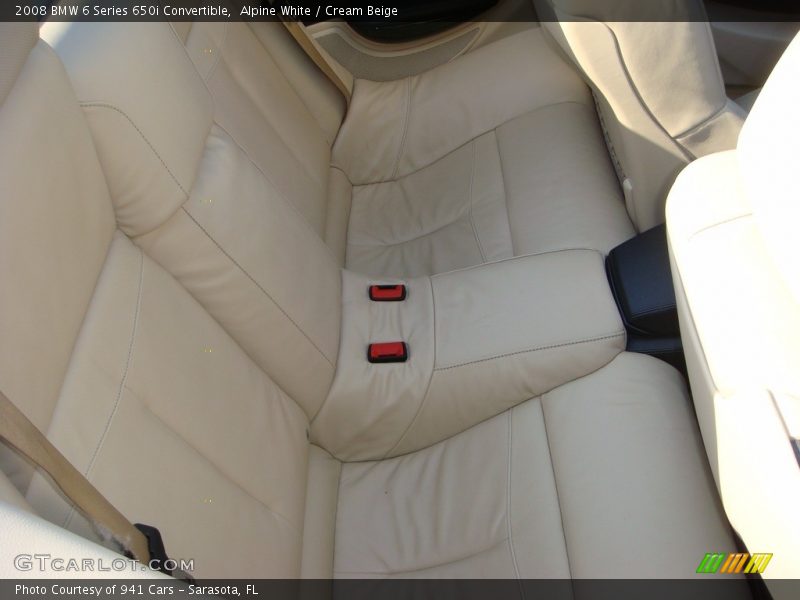 Alpine White / Cream Beige 2008 BMW 6 Series 650i Convertible