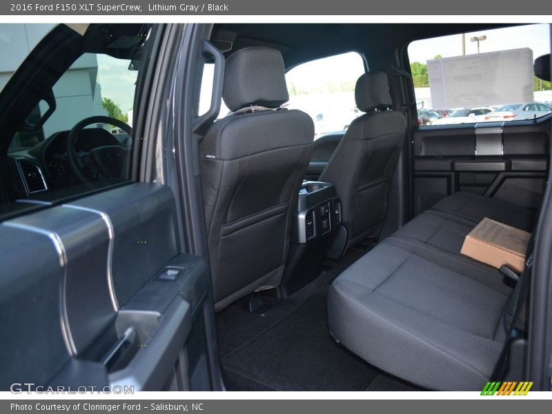 Lithium Gray / Black 2016 Ford F150 XLT SuperCrew