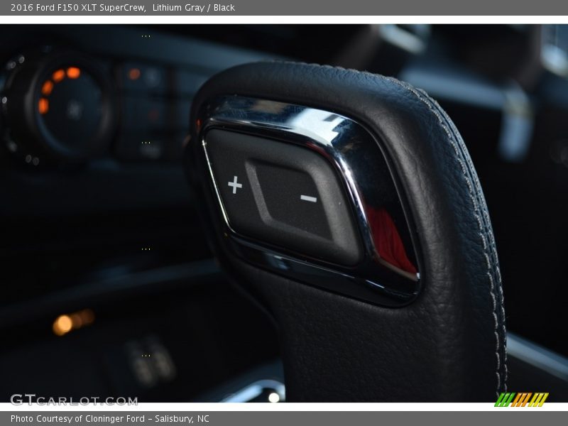Lithium Gray / Black 2016 Ford F150 XLT SuperCrew