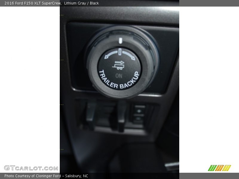 Lithium Gray / Black 2016 Ford F150 XLT SuperCrew