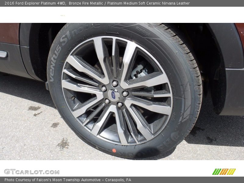 Bronze Fire Metallic / Platinum Medium Soft Ceramic Nirvana Leather 2016 Ford Explorer Platinum 4WD