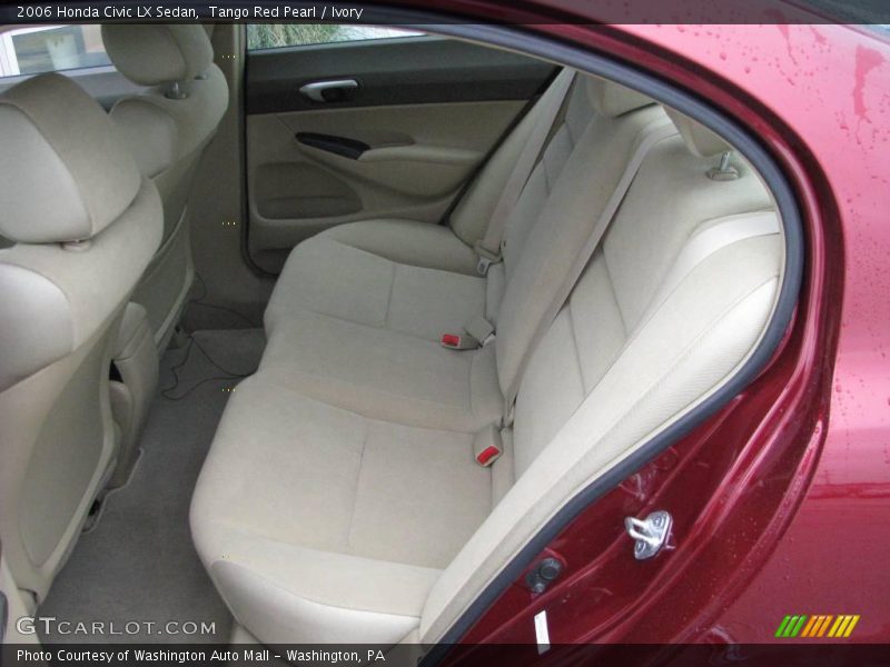 Tango Red Pearl / Ivory 2006 Honda Civic LX Sedan
