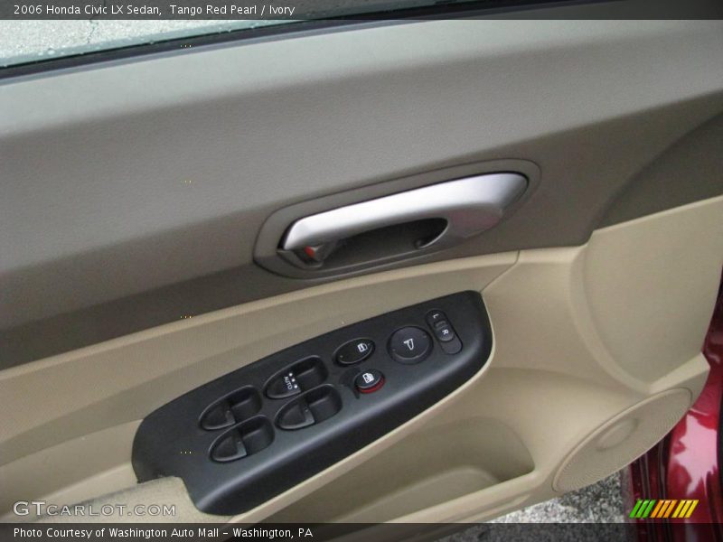 Tango Red Pearl / Ivory 2006 Honda Civic LX Sedan
