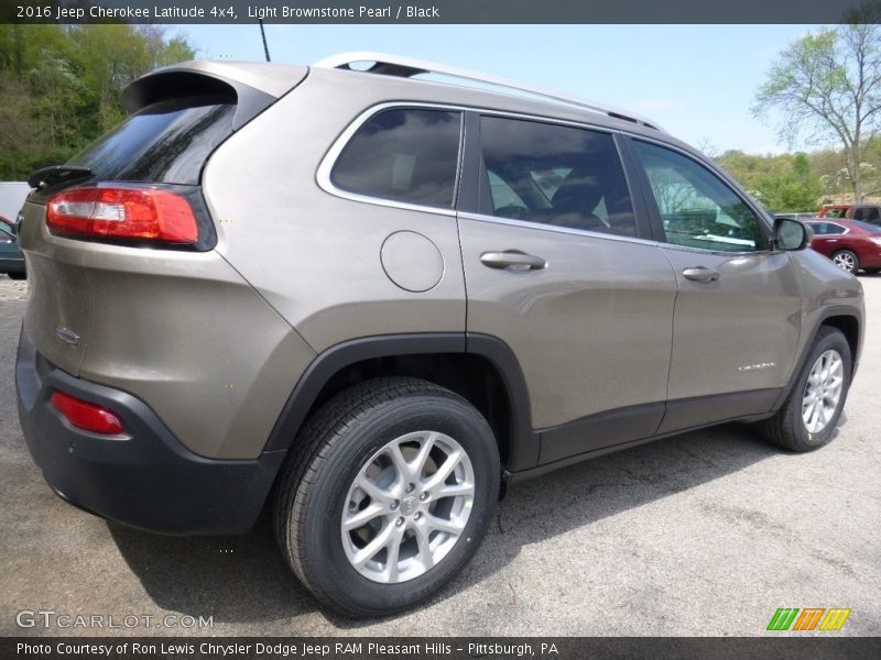 Light Brownstone Pearl / Black 2016 Jeep Cherokee Latitude 4x4