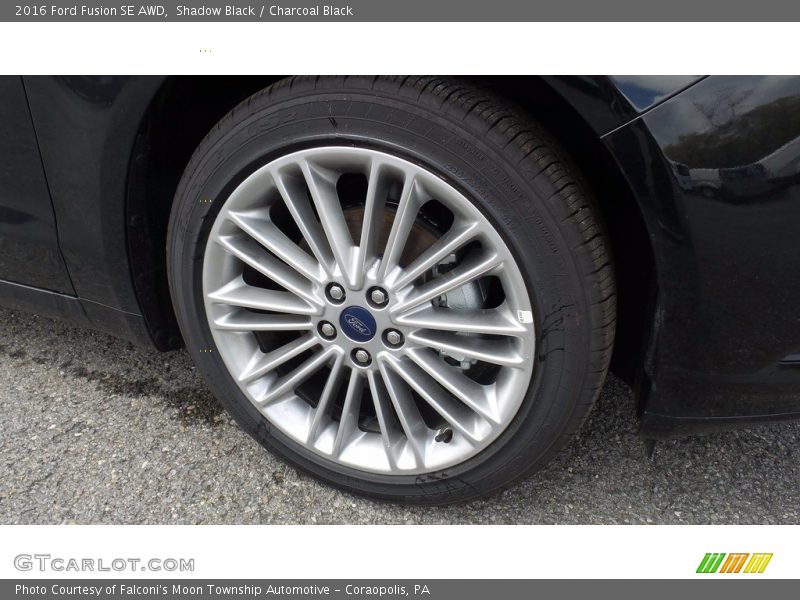 Shadow Black / Charcoal Black 2016 Ford Fusion SE AWD