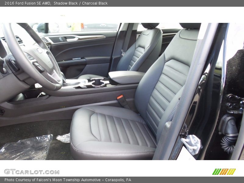 Shadow Black / Charcoal Black 2016 Ford Fusion SE AWD