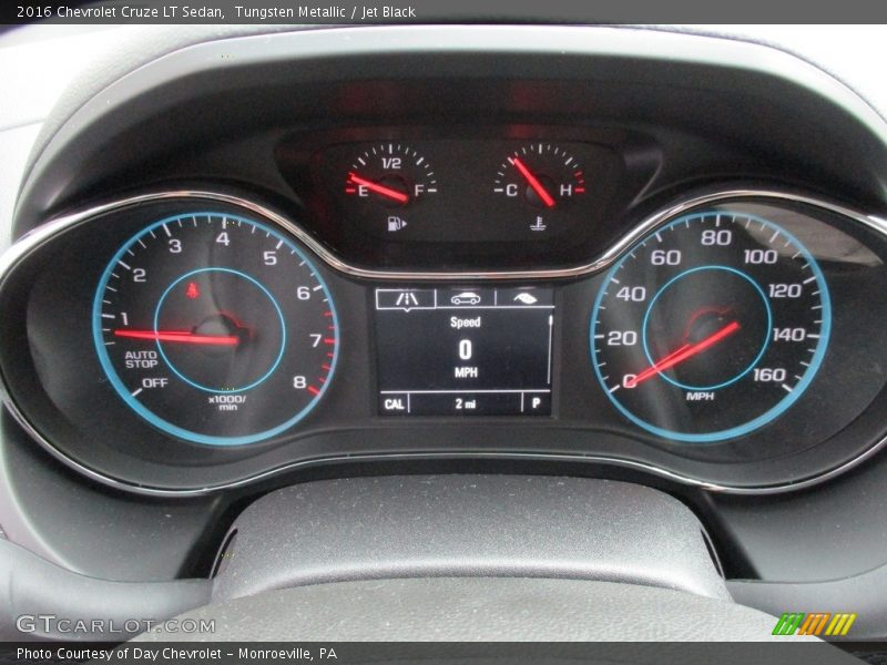 Tungsten Metallic / Jet Black 2016 Chevrolet Cruze LT Sedan